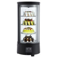 Roterende koelvitrine 72l
