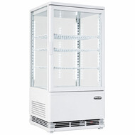 Koelvitrine 68l wit