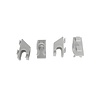 Combisteel Set 4 clips wit tbv 7487.0165 oude serie