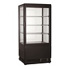 Combisteel Koelvitrine 78l zwart