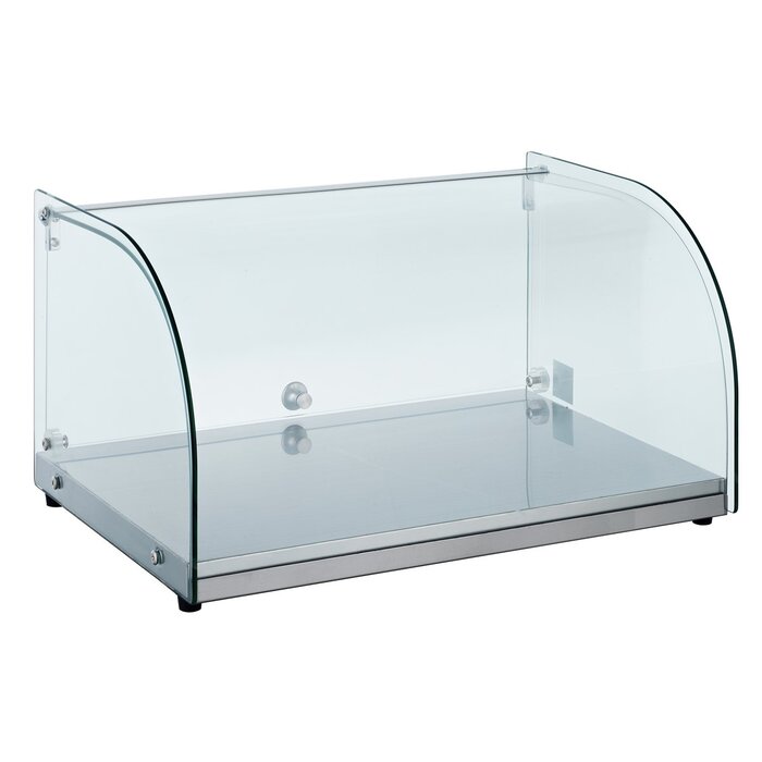 Combisteel Neutraal vitrine rond 25l