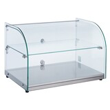 Neutraal vitrine rond 45l