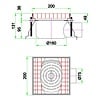 Combisteel 200 vloerput 200