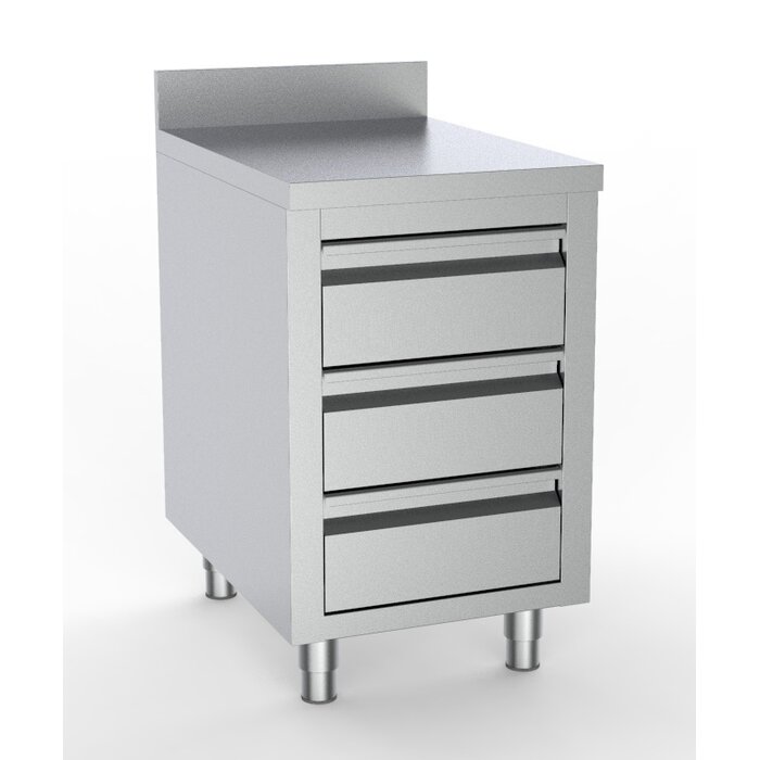Combisteel 700 werktafel met 3 laden rand 500