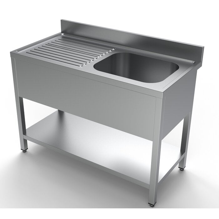 Combisteel 600 spoeltafel bodemschap 1 rechts 1200