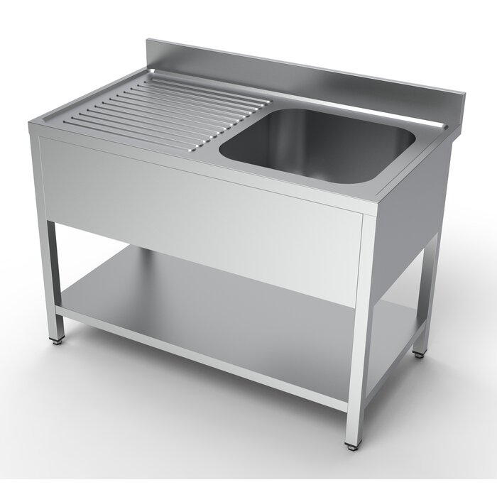 Combisteel 700 spoeltafel bodemschap 1 rechts 1200