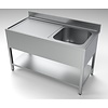 Combisteel 700 spoeltafel bodemschap 1 rechts 1400