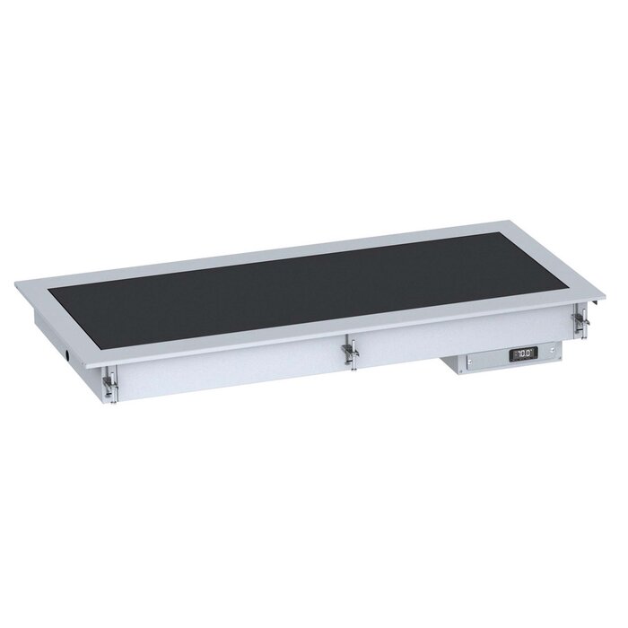 Combisteel Drop-in verwarmde keramische plaat 3/1 - zwart