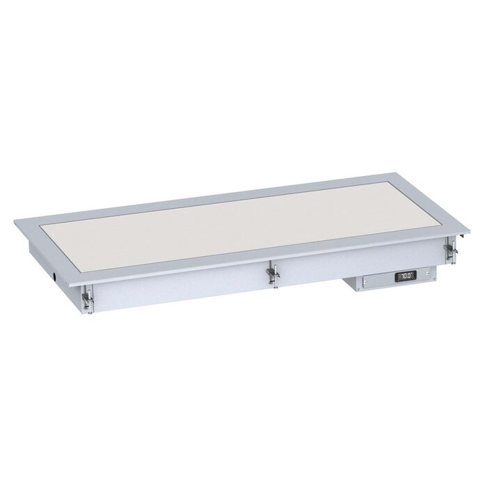 Combisteel Drop-in verwarmde keramische plaat 5/1 - wit
