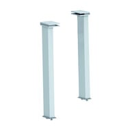 2 staanders tbv gebogen glas