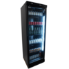 Combisteel Drankenkoelkast 1 glasdeur 382l zwart zonder lichtbak