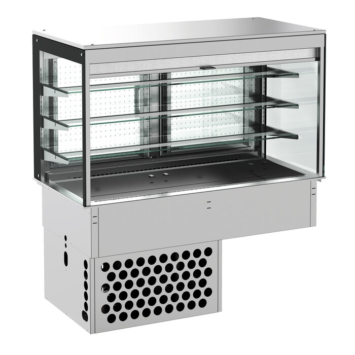 Combisteel Drop-in koelvitrine recht - roll-up 3/1