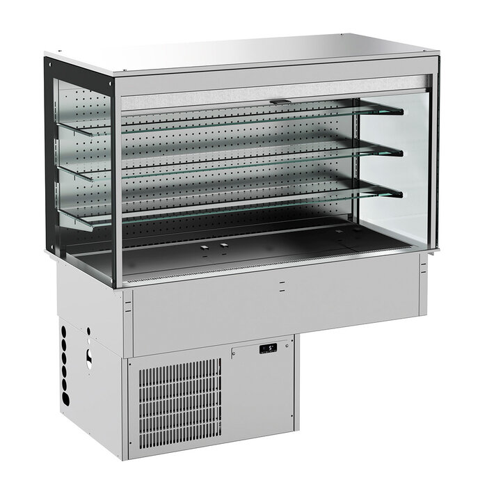 Combisteel Drop-in wandmodel koelvitrine recht - roll-up 3/1
