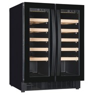 Wijnkoelkast 2 deuren 100l dual zone