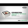 Combisteel Tafelmodel schepijsvitrine wit opent aan de bedieningszijde