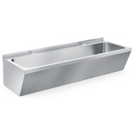 RVS wasbak dubbel 1200x525x451mm