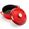 Combisteel Lava gietijzeren braadpan ø24 rood