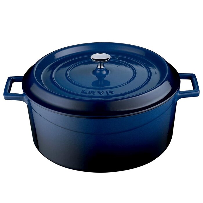 Combisteel Lava gietijzeren braadpan ø28 blauw