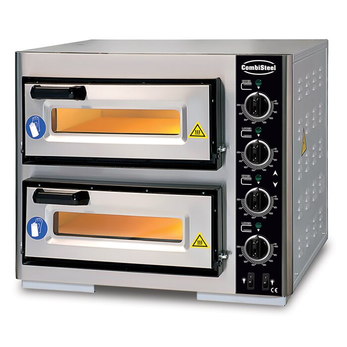 Combisteel Elek. pizzaoven dubbel 2 x 1