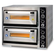 Elek. pizzaoven dubbel 2 x 6 – art. 7491.1035