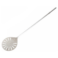RVS pizzaschep rond 23-142 geperforeerd