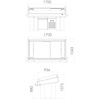 Combisteel Vis toonbank – art. 7178.0905
