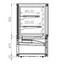 Combisteel Koelvitrine 750l