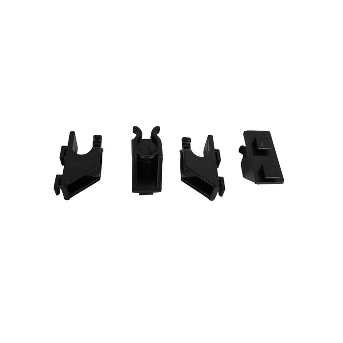 Combisteel Set 4 clips zwart tbv 7487.0170-0175-0180 oude serie