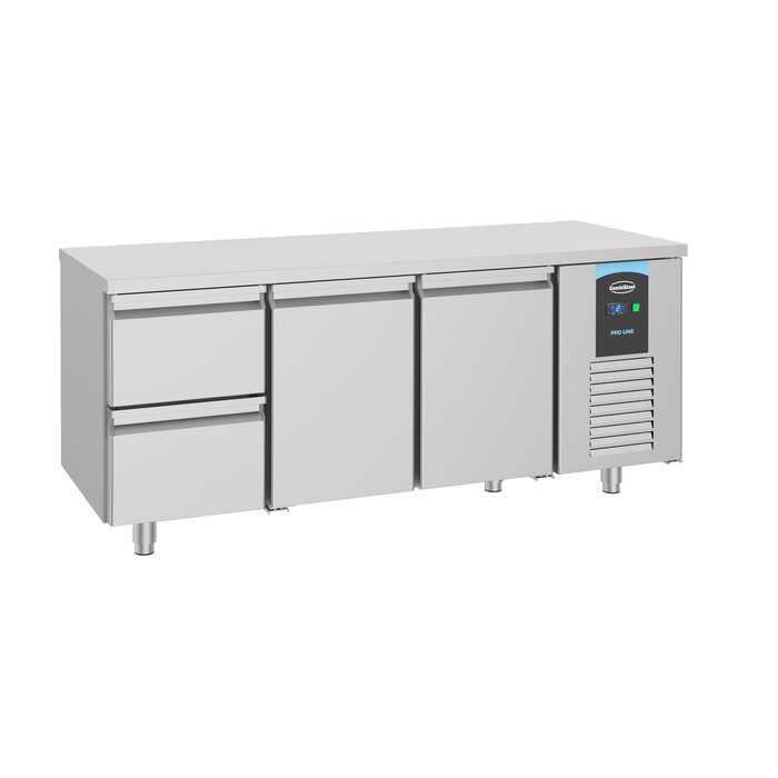 Combisteel 700 koelwerkbank 2 deuren 2 laden energy line