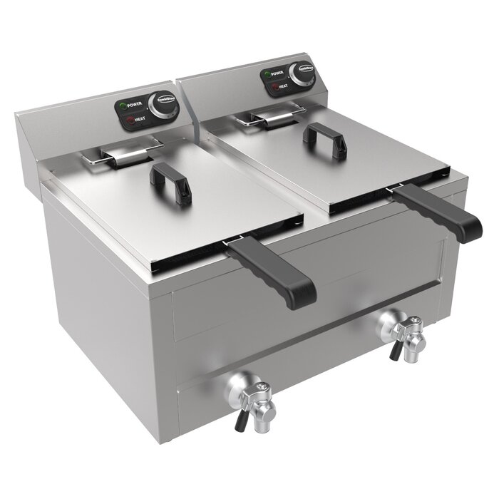 Combisteel Friteuse tafel 2x8l 2x3kw