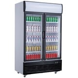 Koelkast 2 glasdeuren 1000l