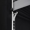 Combisteel Koelkast 1 glasdeur zwart