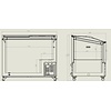 Combisteel Vrieskist glasdeksel 297 l