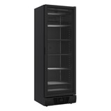 Vrieskast 1 glasdeur zwart 382l – art. 7464.0064