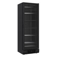 Vrieskast 1 glasdeur zwart 382l – art. 7464.0064