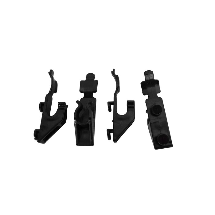Combisteel Set 4 clips zwart tbv 7487.0170-0175-0180 nieuwe serie
