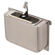 Ijslepel spoelbak met ijslepeldouche 410x120x270 met waterafvoergat, wateraansluiting en standpijp – art. 7108.0035