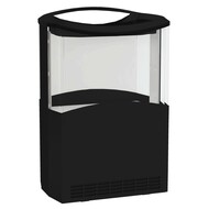 Impulskoeler open zwart 110l