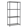Combisteel Stelling 4 levels 900 zwart demontabel