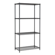 Stelling 4 levels 900 zwart demontabel