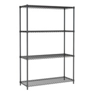 Stelling 4 levels 1200 zwart demontabel