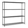 Combisteel Stelling 4 levels 1800 zwart demontabel