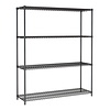 Combisteel Stelling 4 levels 1500 zwart demontabel
