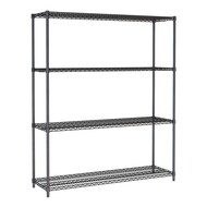 Stelling 4 levels 1500 zwart demontabel