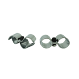 Set van 2 koppelbeugels chroom tbv 7530.0005-0010-0015-0020
