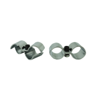 Set van 2 koppelbeugels chroom tbv 7530.0005-0010-0015-0020