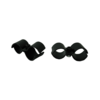 Combisteel Set van 2 koppelbeugels zwart tbv 7530.0025-0030-0035-0040