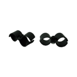 Set van 2 koppelbeugels zwart tbv 7530.0025-0030-0035-0040
