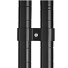 Combisteel Set van 2 koppelbeugels zwart tbv 7530.0025-0030-0035-0040