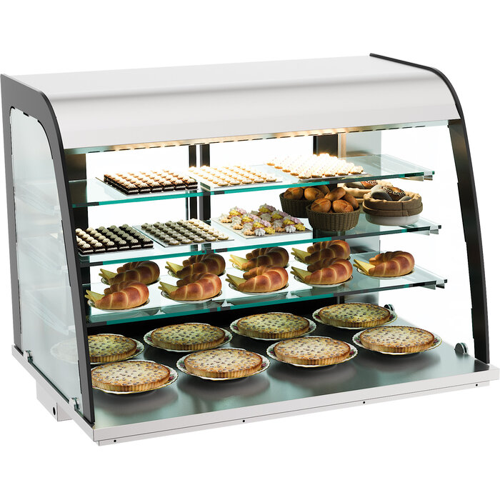 Combisteel Drop-in neutraal vitrine 140l open